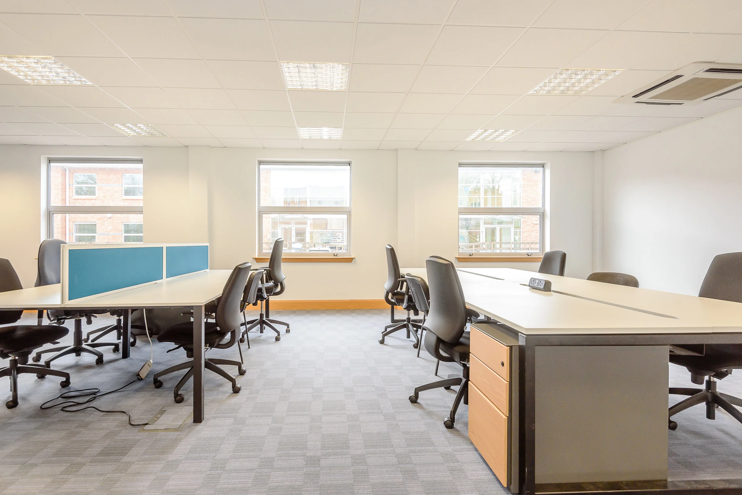 Boardroom with meeting table